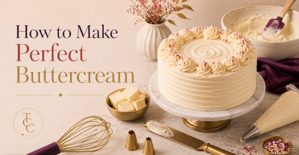 the cake clinic how to make perfect buttercream banner